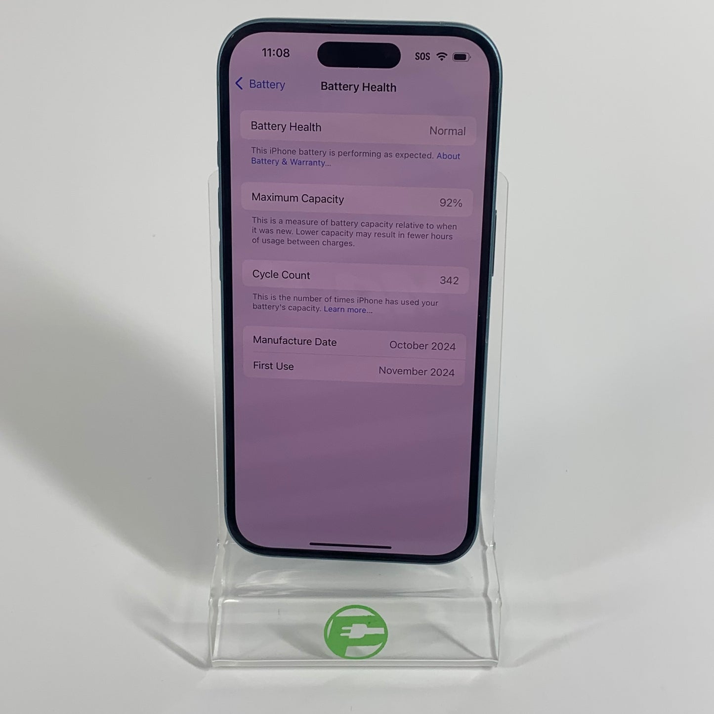 Unlocked Apple iPhone 16 128GB Teal MYAW3LL/A