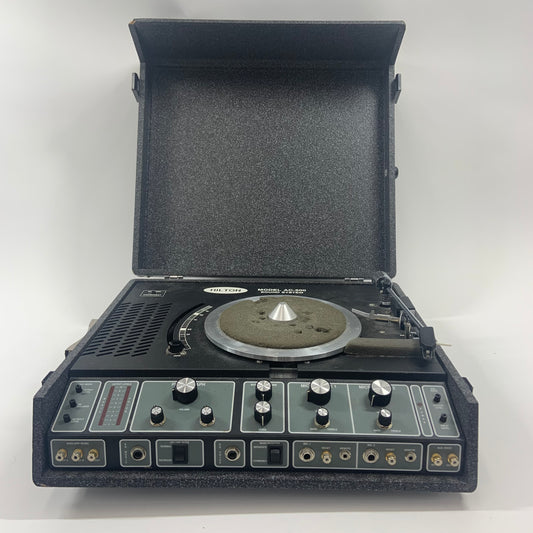 Hilton AC-500 Vintage Portable Square Dance PA Turntable Ultra Rare