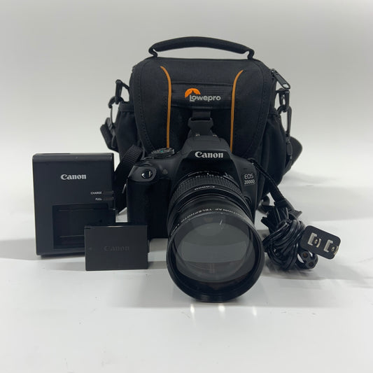Canon EOS 2000D 24.1MP Digital SLR DSLR Camera