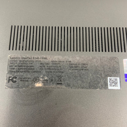 Lenovo IdeaPad 81N8 15.6" i5-8265U 1.6GHz 8GB RAM 256GB SSD Win 11 Home