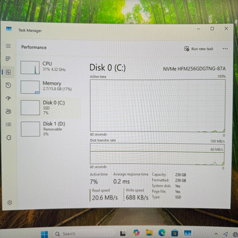Dell OptiPlex 3070 D11S Core i7-9700 3.00GHz 16GB RAM 256GB SSD WIN 11 PRO