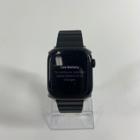 Unlocked Apple Watch Series 10 42MM Black Aluminum Black Magnetic Band A3001