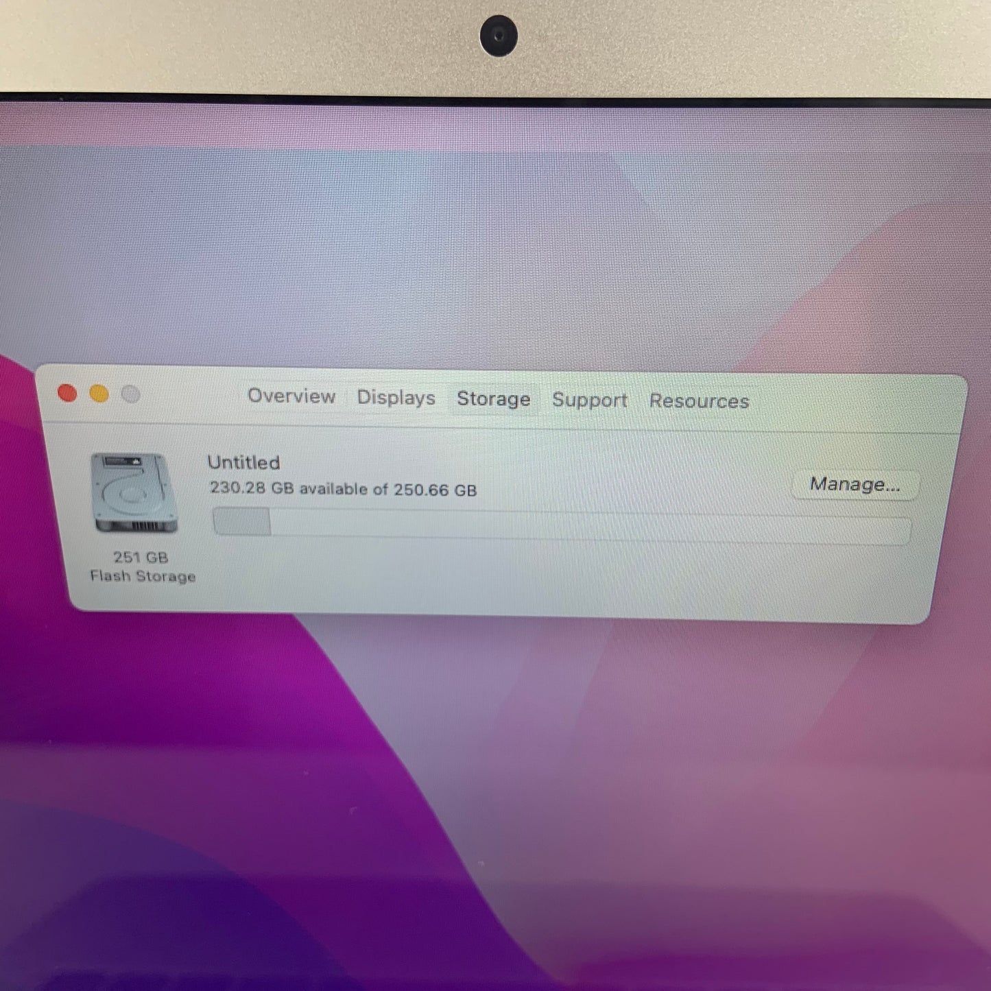 2015 Apple MacBook Air 13.3" i5 1.6GHz 8GB RAM 256GB SSD Silver A1466