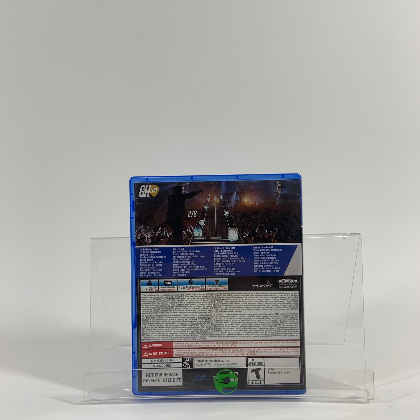 Guitar Hero Live (Game Only) (Sony PlayStation 4 PS4, 2015)