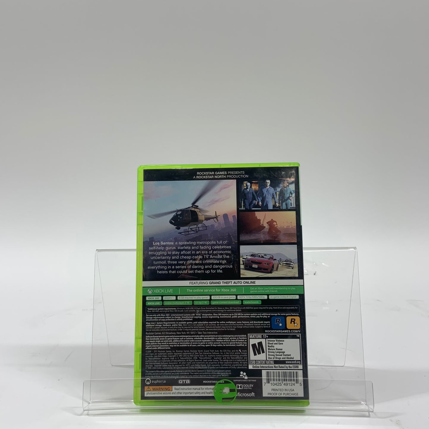 Grand Theft Auto V  (Microsoft Xbox 360,  2013)