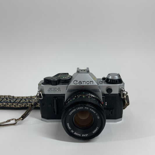 Canon AE-1 Program 35MM Film Camera TESTED