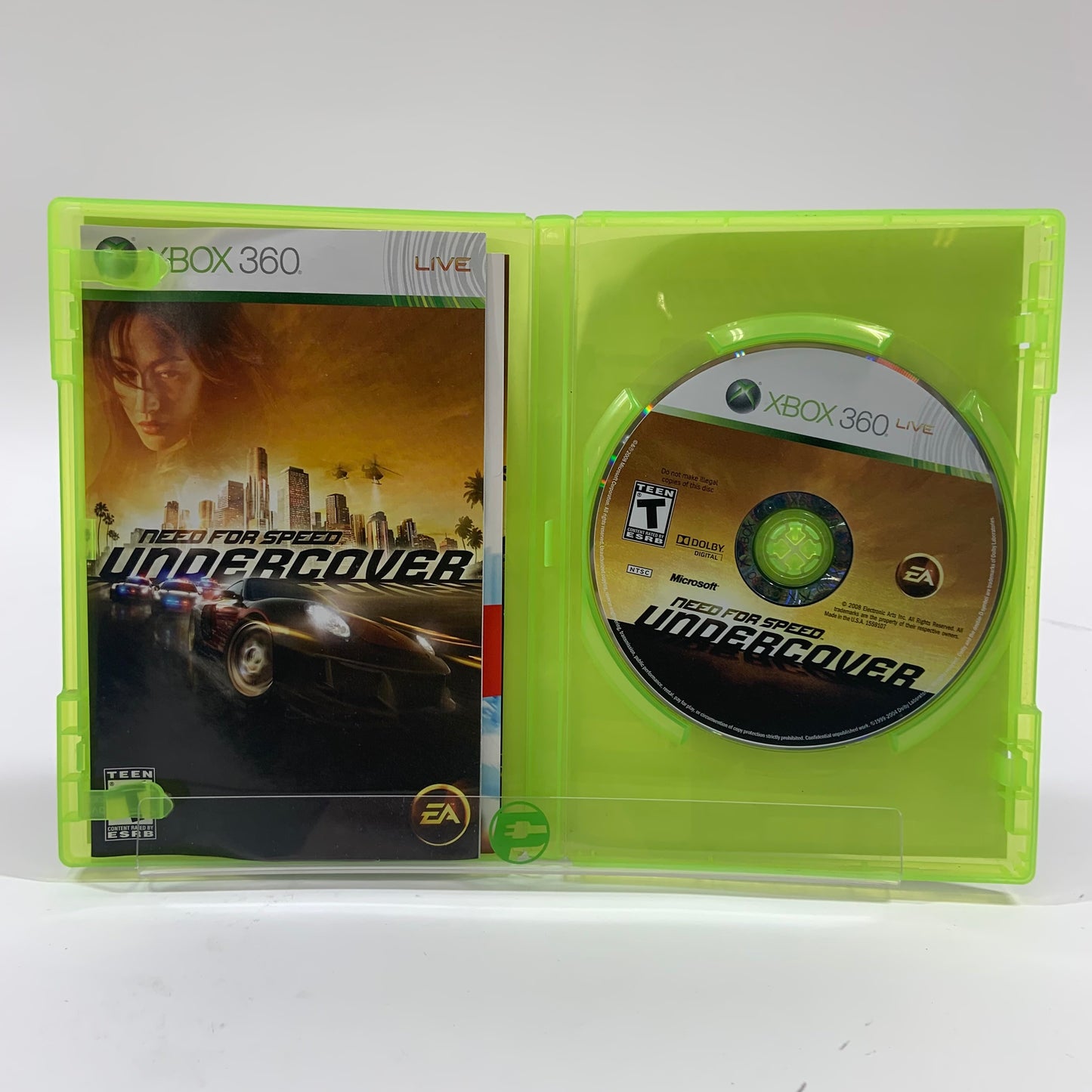 Need for Speed Undercover  (Microsoft Xbox 360,  2008)