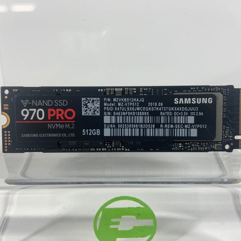 Samsung 970 PRO 512GB M.2 NVMe Gen 3.0 x 4 SSD MZ-V7P512