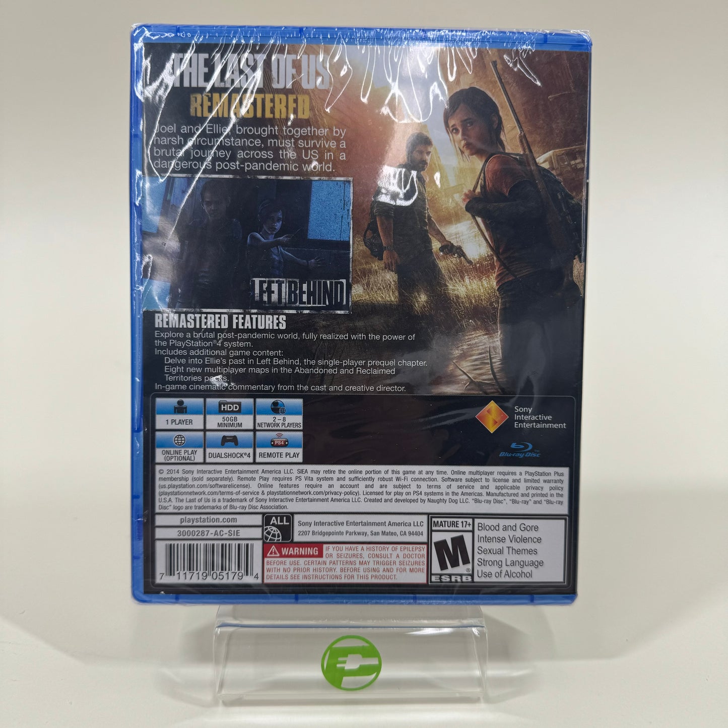 New The Last of Us Remastered (Sony PlayStation 4, 2014)