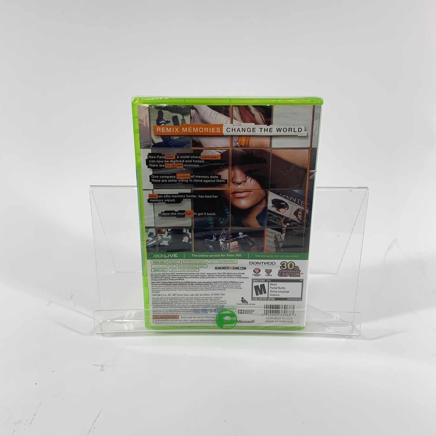 Remember Me (Microsoft Xbox 360, 2013)