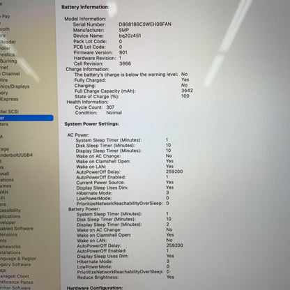 2017 Apple MacBook Pro 13.3" i5 2.3GHz 8GB RAM 128GB SSD Space Gray A1708