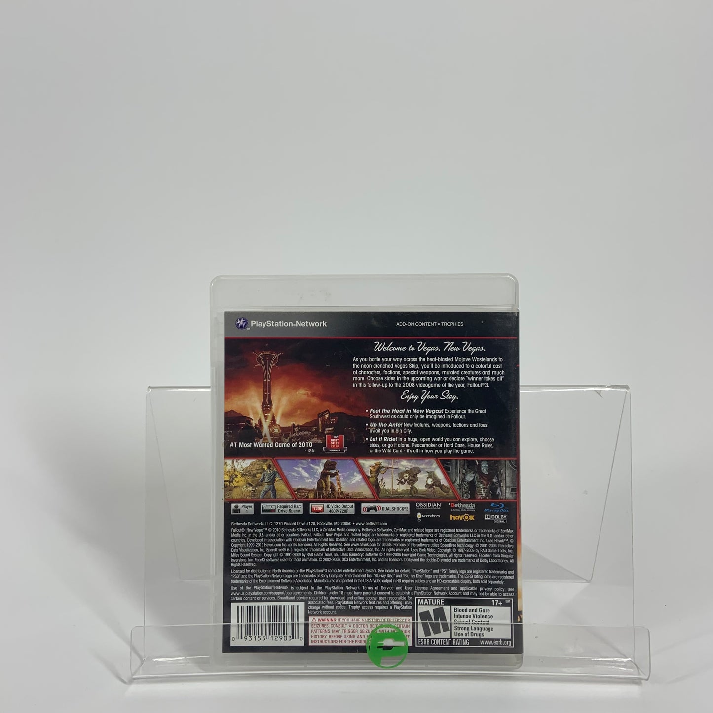 Fallout: New Vegas (Sony PlayStation 3 PS3, 2010)
