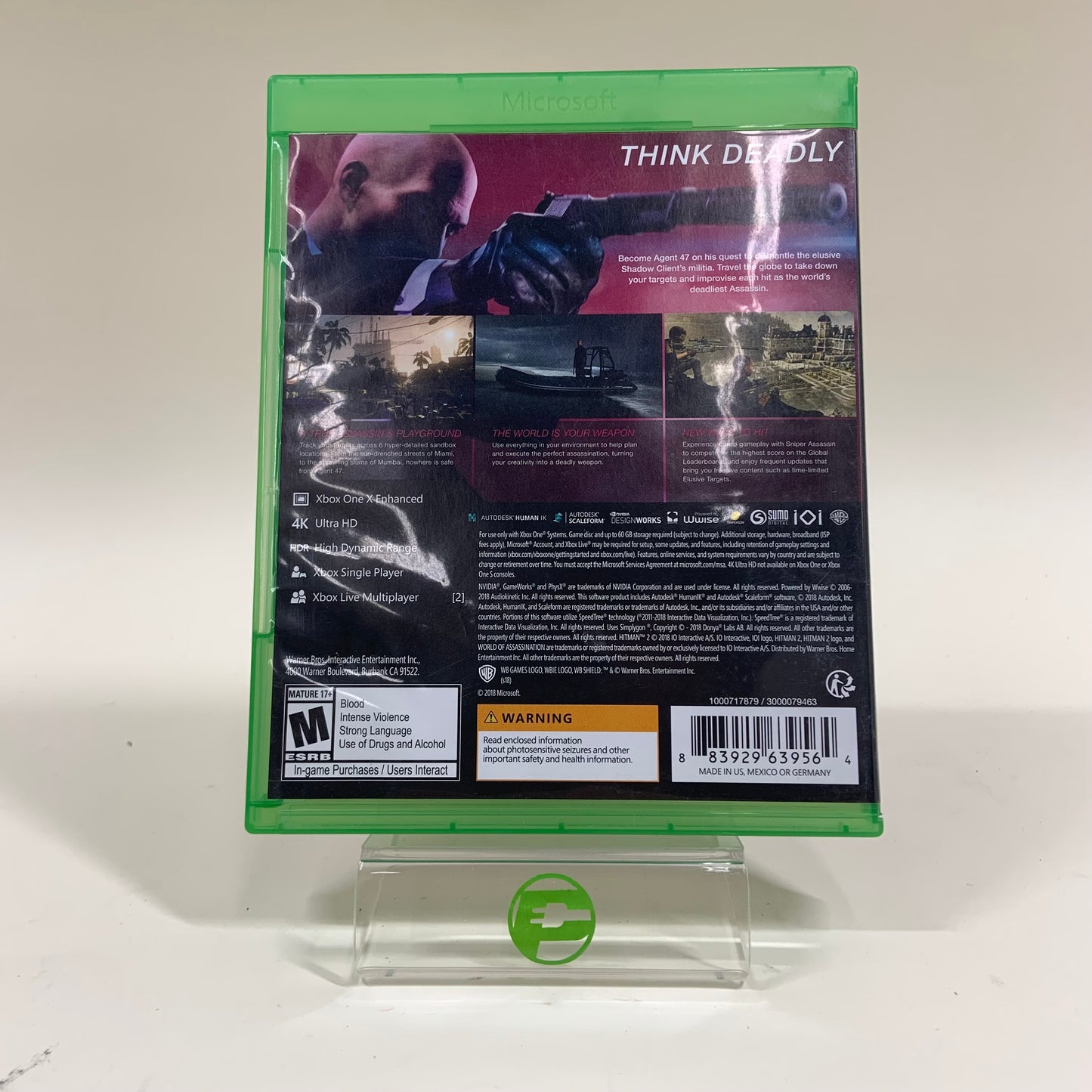 Hitman 2 (Microsoft Xbox One, 2018)