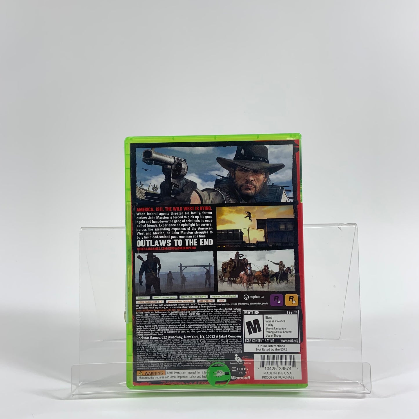 Red Dead Redemption (Microsoft Xbox 360, 2010)