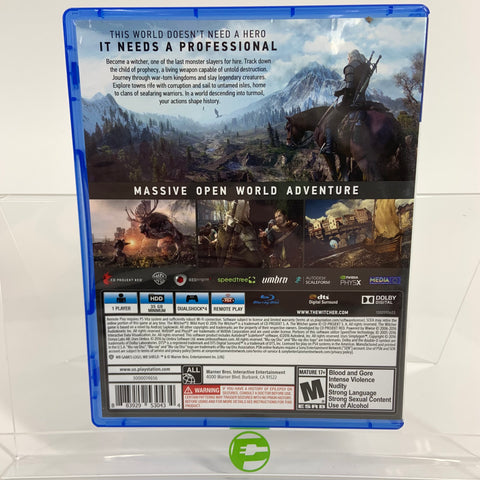 Witcher 3: Wild Hunt (Sony PlayStation 4 PS4, 2015)