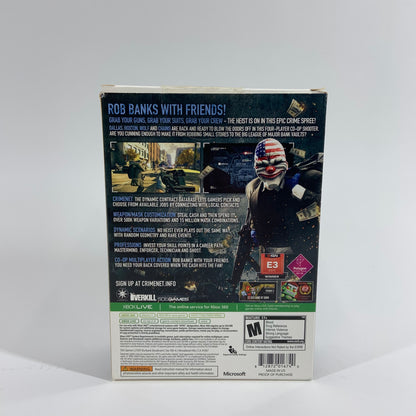 OPEN BOX Payday 2 [Collector's Edition] (Microsoft Xbox 360, 2013) 1 of 30,000