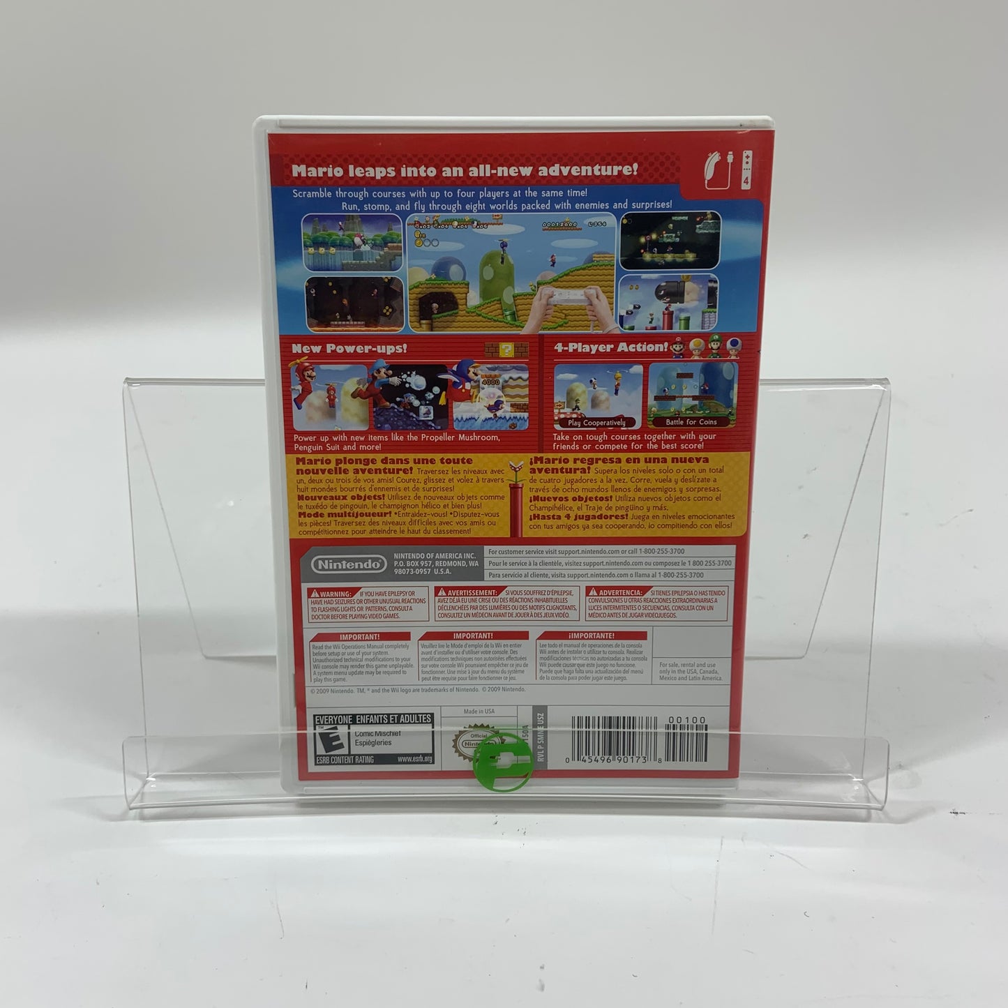 New Super Mario Bros. Wii  (Nintendo Wii,  2009)