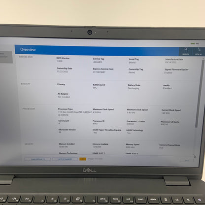 Dell Latitude 3520 15.6" i5-1135G7 2.4GHz 16GB RAM 256GB SSD