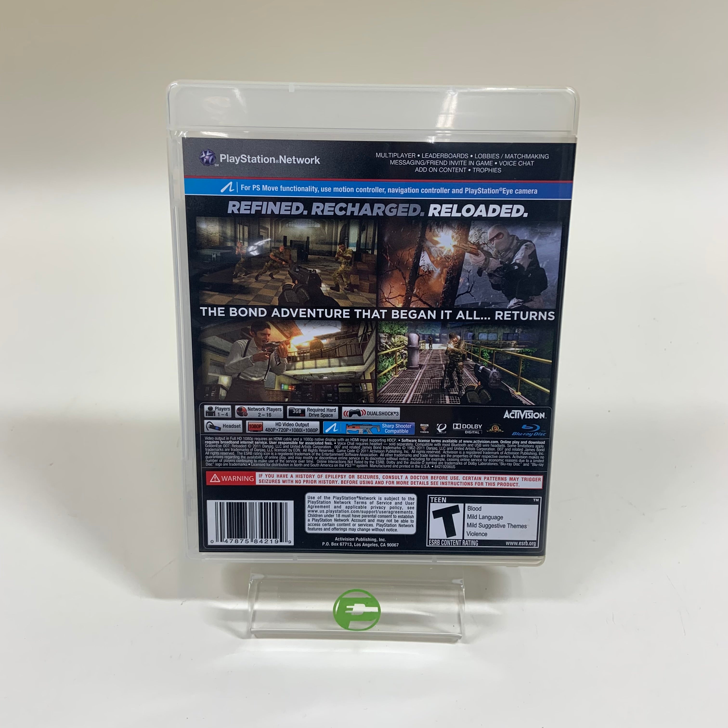 Golden Eye: Reloaded 007 (Sony PlayStation 3 PS3, 2010 Golden Eye: Reloaded 007 (Sony PlayStation 3 PS3, 2010