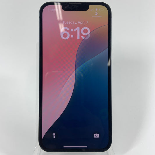 Broken T-Mobile Apple iPhone 14 128GB Midnight MPUA3LL/A