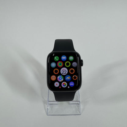 GPS Only Apple Watch Series 6 44MM Space Gray Aluminum Black Sport Band