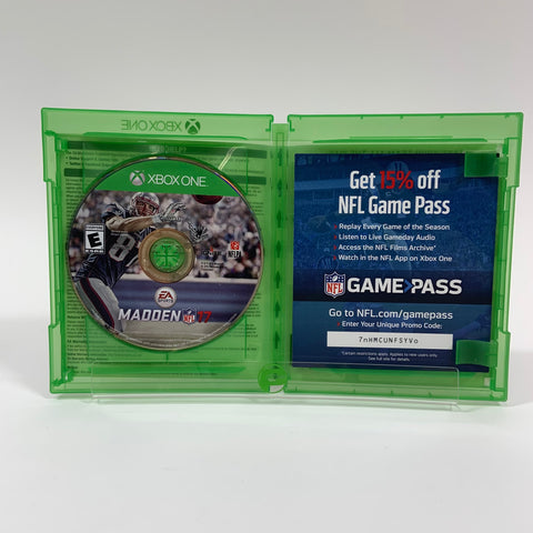 Madden NFL 17  (Microsoft Xbox One,  2016)