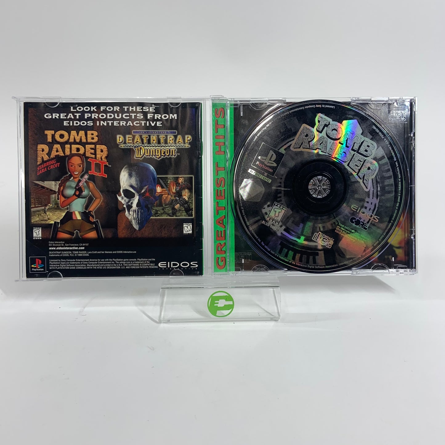 Tomb Raider [Greatest Hits] (Sony PlayStation 1 PS1, 1996)