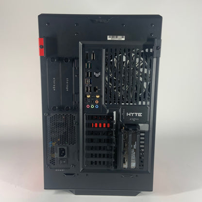 Red Black HYTE Y60 AMD Ryzen 7 7700X Sapphire 7900 XT 20GB 4TB Storage 32GB DDR5 Custom Stealth Gaming PC