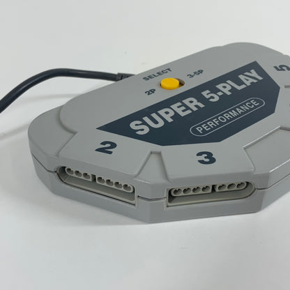 Performance Super 5-Play Gray P-350 Controller Adapter For SNES