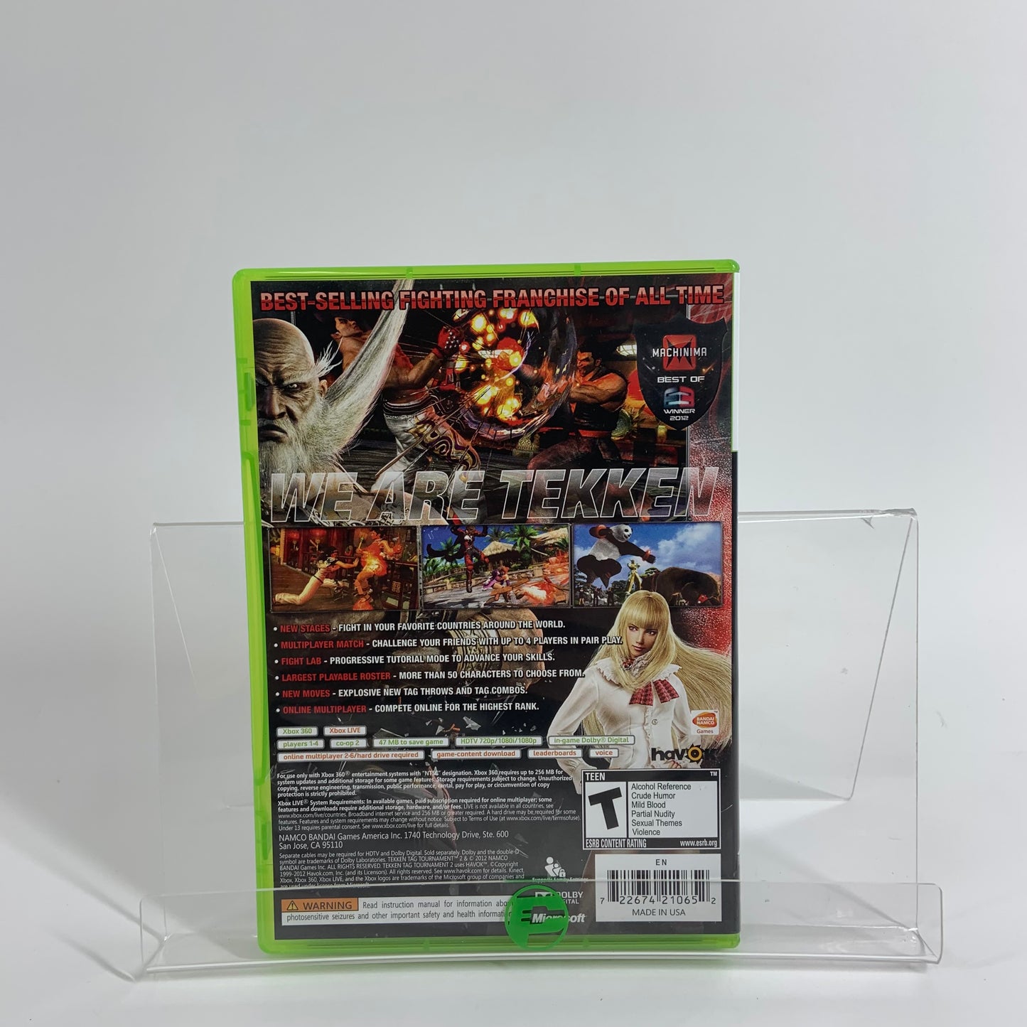 Tekken Tag Tournament 2 (Microsoft Xbox 360, 2012)