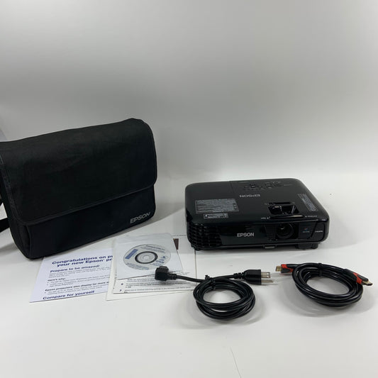 Epson EX5250 Pro 1024x768 XGA 3LCD Projector 3,600 Lumens H723A ZERO Lamp Hours