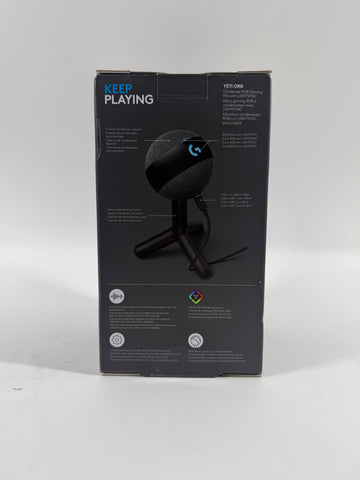 Logitech Yeti Orb Condenser RGB Gaming Mic 988-000549