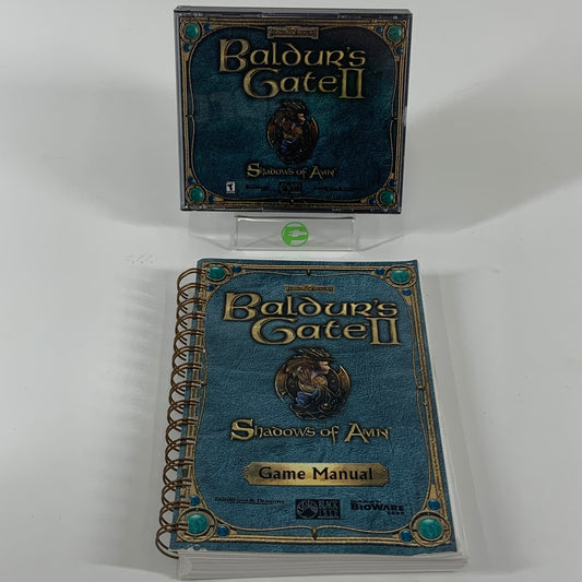 Baldur's Gate II: Shadows of Amn (PC, 2000) with Manual