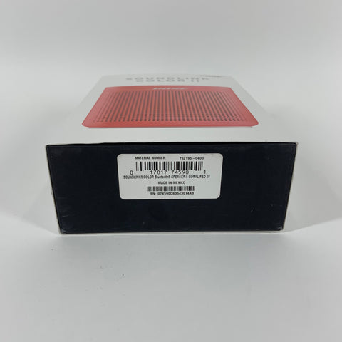 New Bose SoundLink Color 2 Wireless Portable Bluetooth Speaker Pink 752195-0400