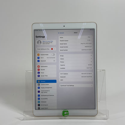 WiFi Only Apple iPad Pro 10.5" 64GB Gold MQDX2LL/A