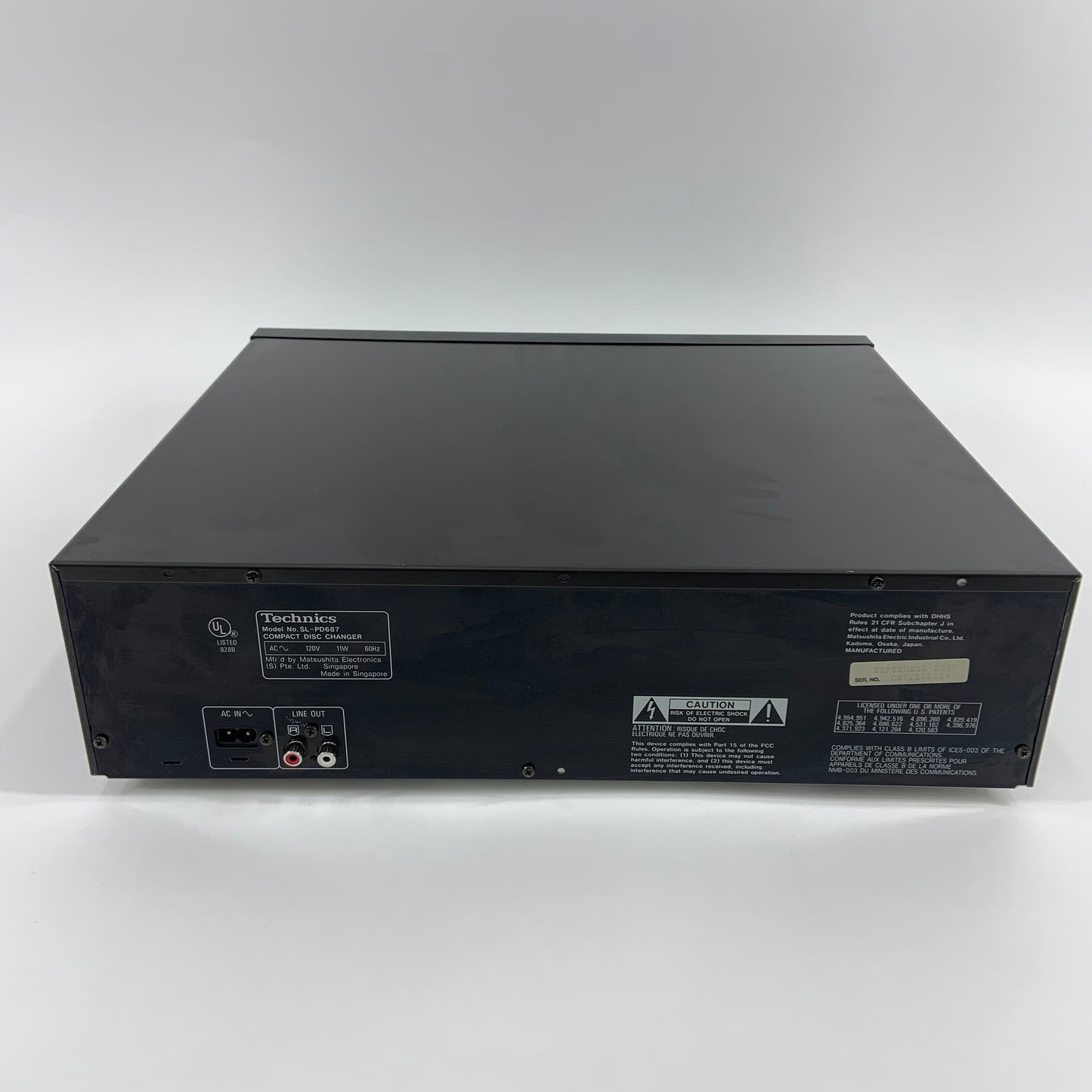 Technics SL-PD687 5-Disc Carousel CD Changer