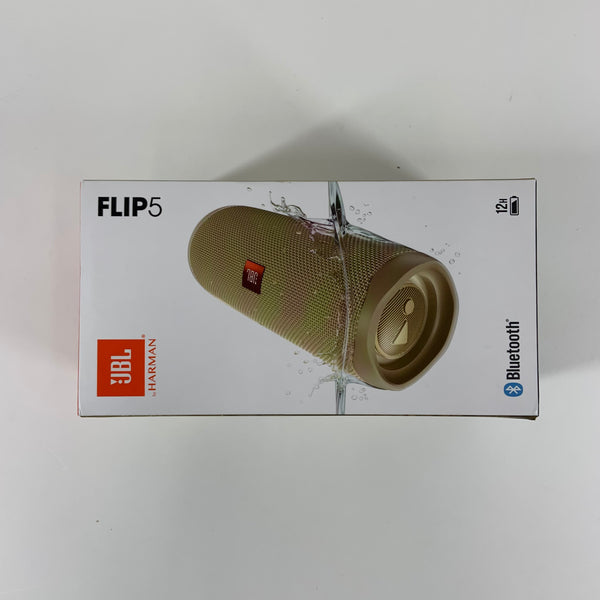 New Open Box JBL Flip 5 Portable Bluetooth Party Speaker Black 