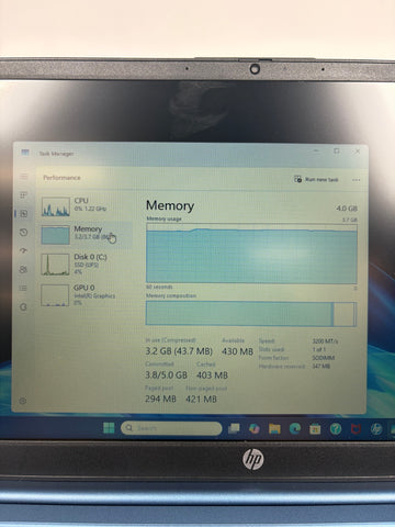 HP Laptop EP2012WM 14" N150 1.0GHz 4GB RAM 128GB SSD
