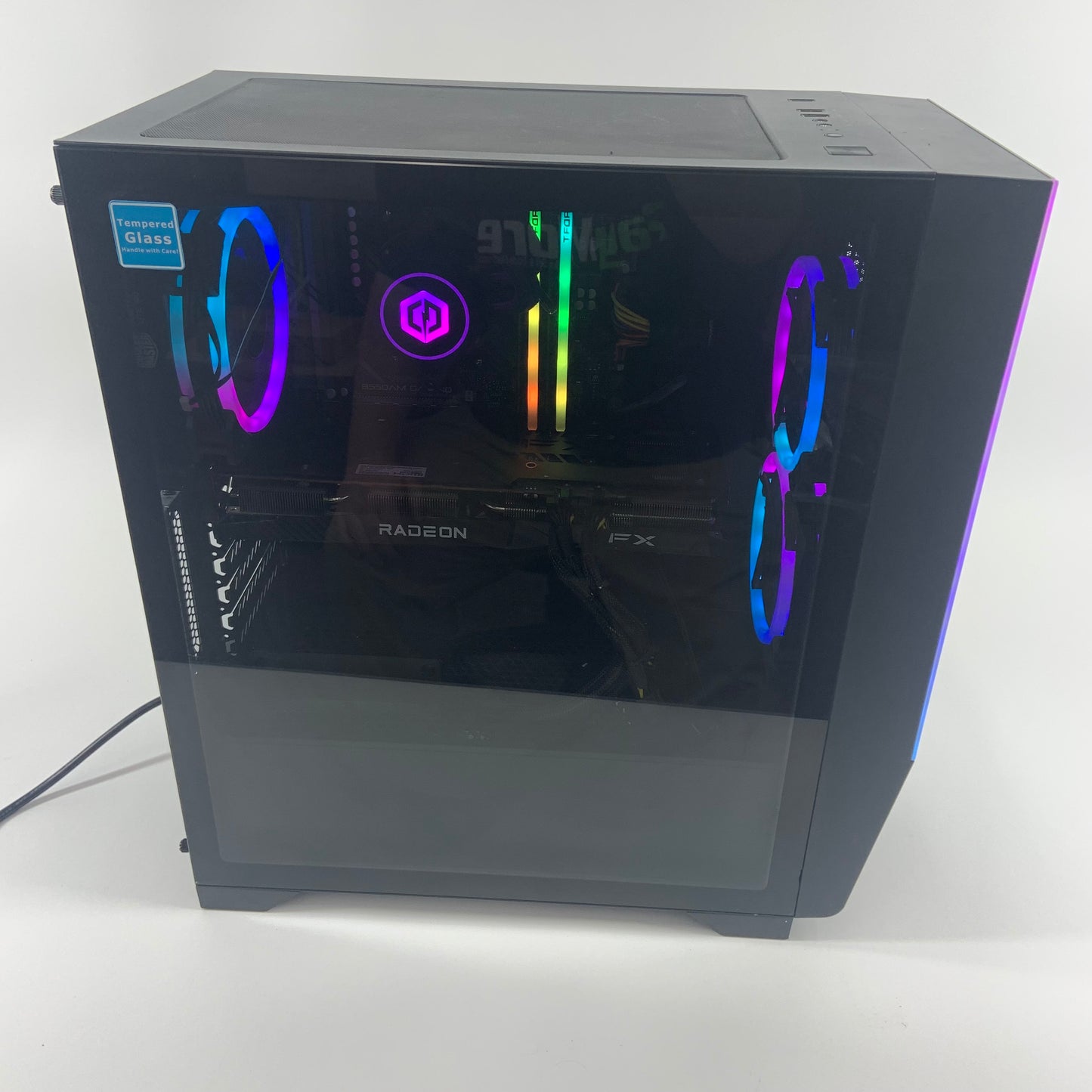 Liquid Cooled AMD Ryzen 7 3TB Storage Radeon RX 6700 XT 32GB RAM RGB Gaming PC