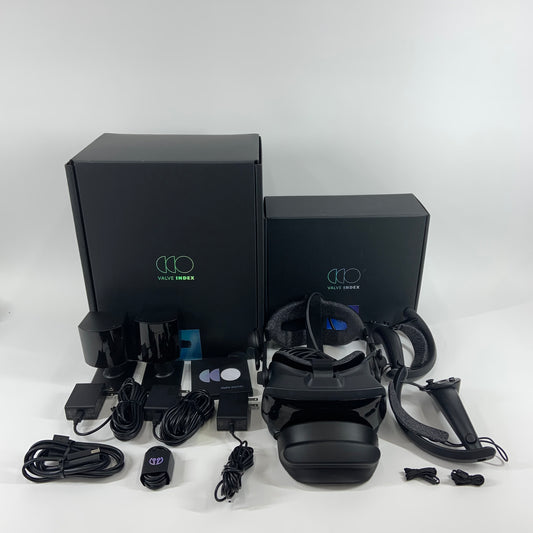 Valve Index VR Kit PC VR Headset 1007 COMPLETE BUNDLE