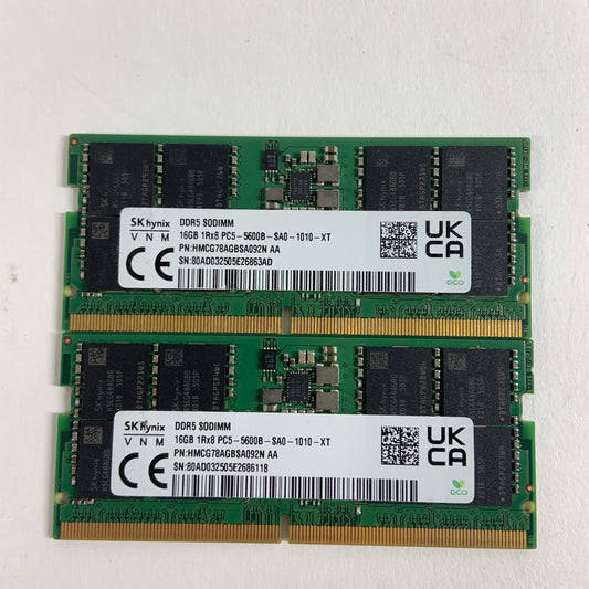 SK Hynix VNM 16GB (2x8GB) RAM DDR5 5600MHz HMCG78AGBSA092N AA