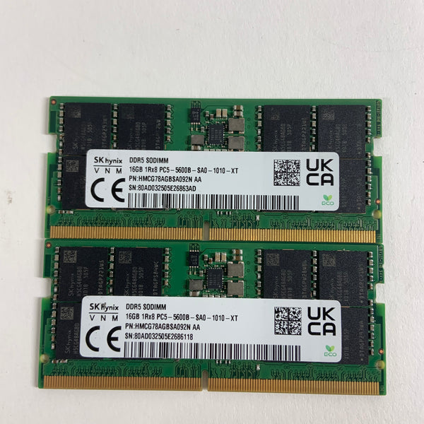 SK Hynix VNM 16GB (2x8GB) RAM DDR5 5600MHz HMCG78AGBSA092N AA