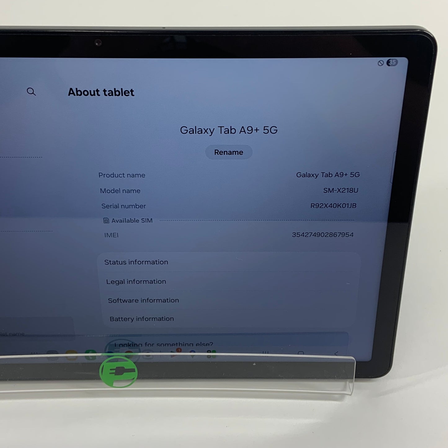 WiFi Only Samsung Galaxy Tab A9 Plus 11.0" 64GB Black SM-X218U