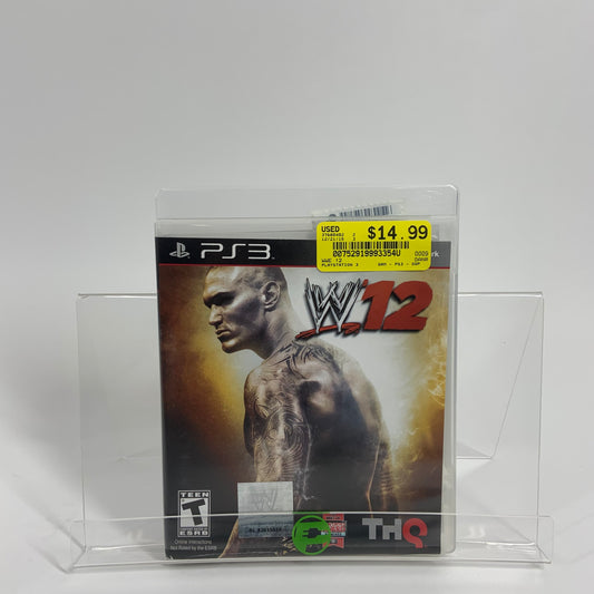 WWE '12 (Sony PlayStation 3 PS3, 2011)