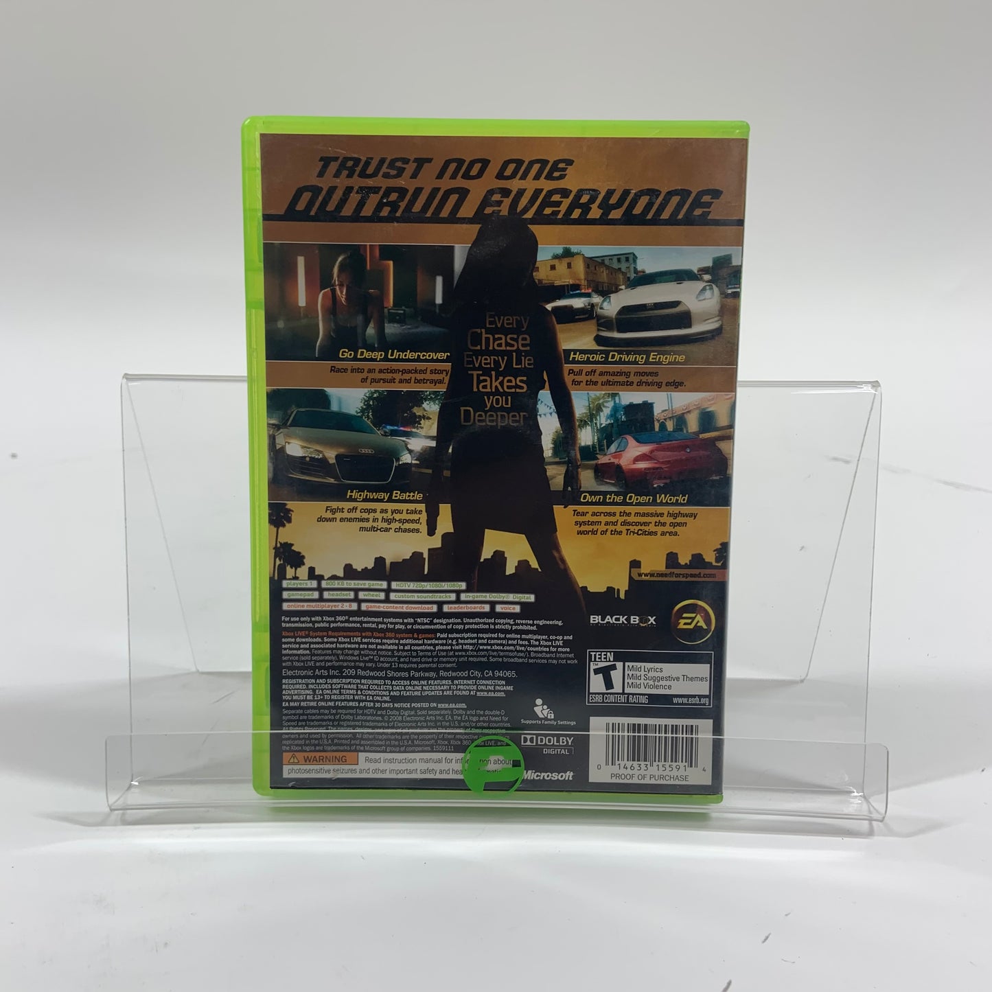 Need for Speed Undercover  (Microsoft Xbox 360,  2008)