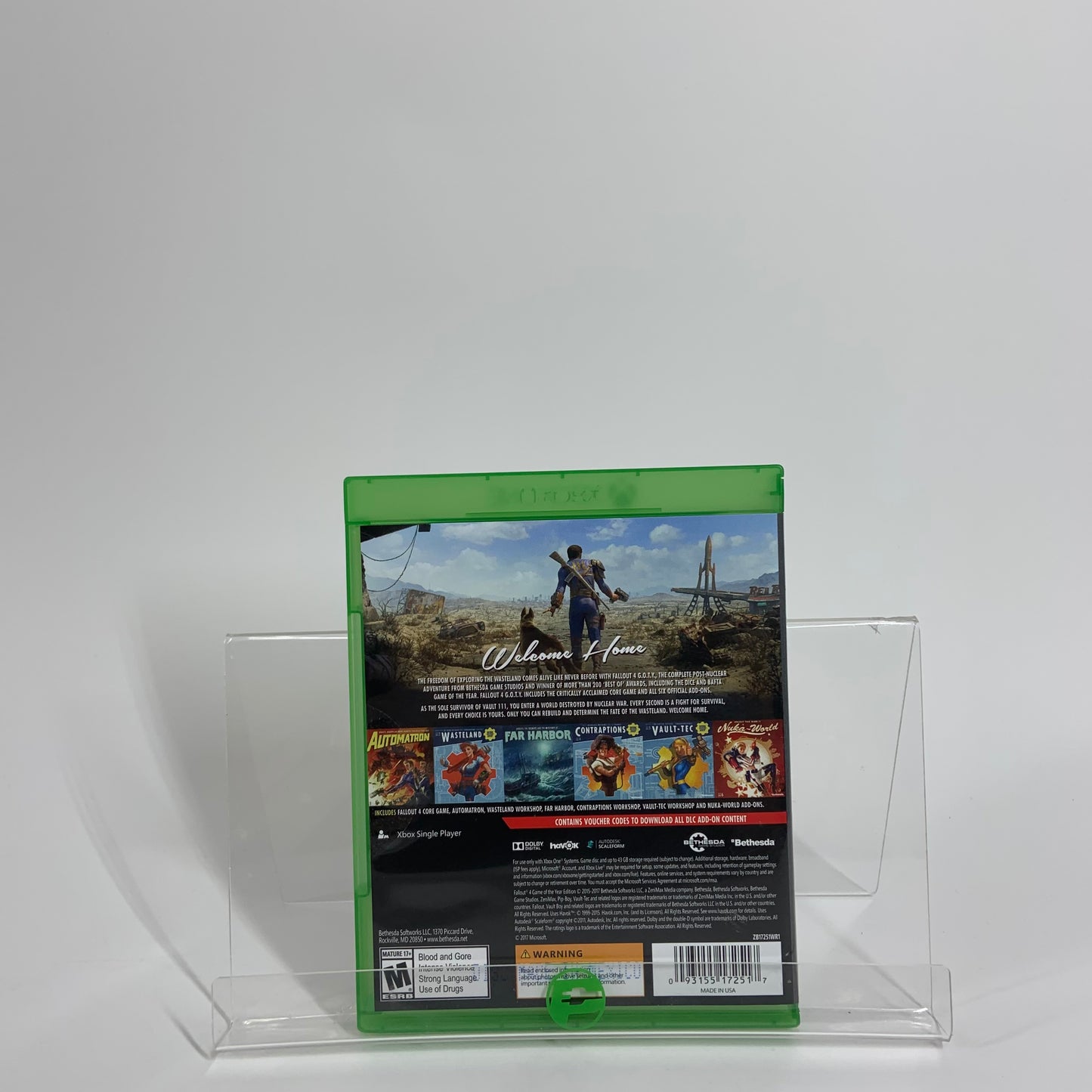 Fallout 4 [Game of the Year] (Microsoft Xbox One, 2017)
