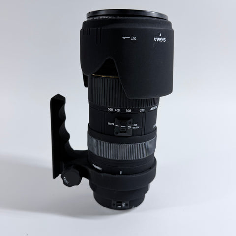 Sigma 50-500mm 1:4-6.3 50-500mm 1:4-6.3 DG HSM For Canon EF Mount Auto & Manual 