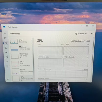 Dell Precision 5550 15.6" i5-10400H 2.6GHz 16GB RAM 512GB SSD Quadro T1000