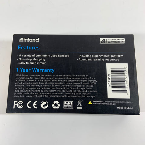 New Inland Raspberry Pi Pico MicroPython Programing Starter Kit MC 354571
