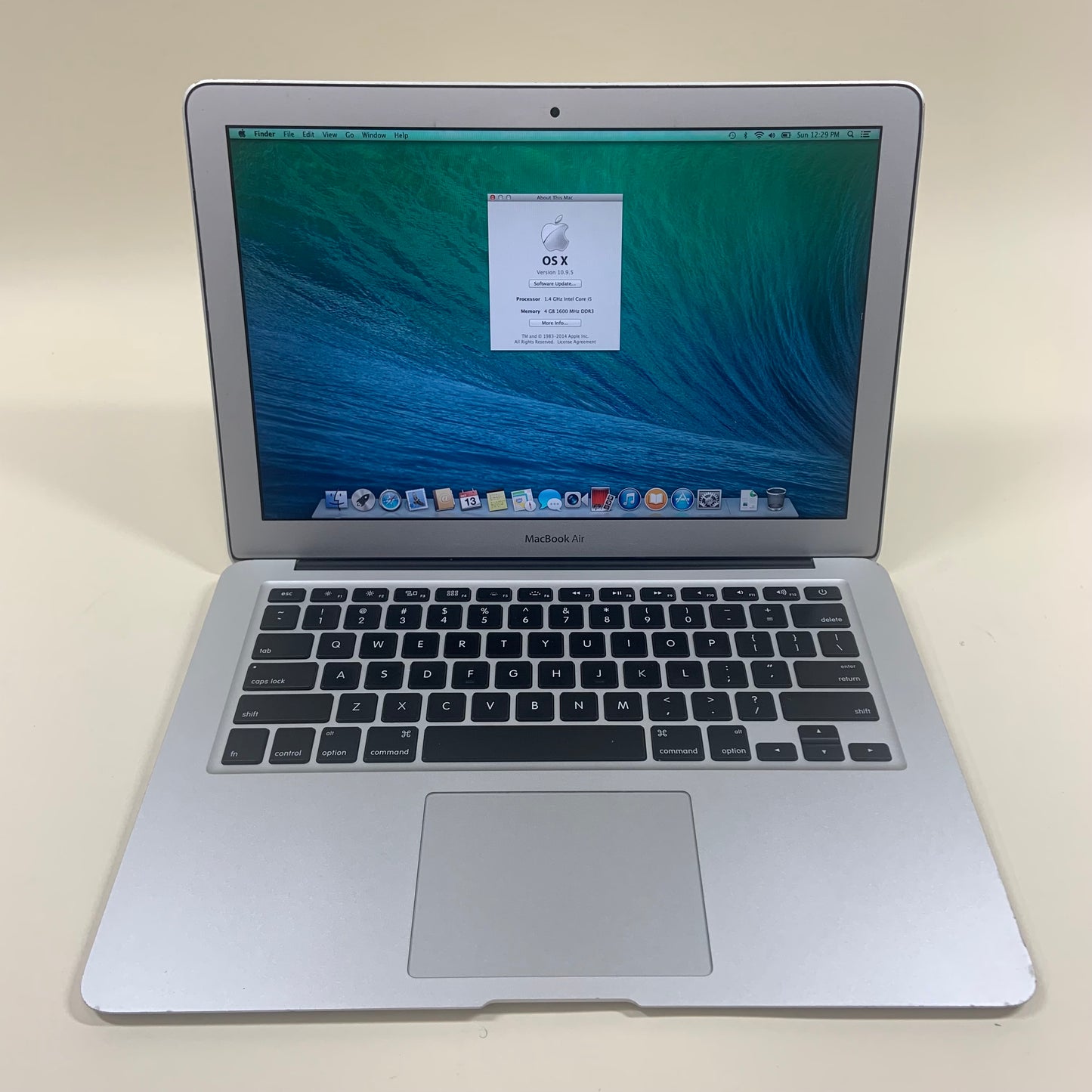 Broken 2014 Apple MacBook Air 12" i5 1.4GHz 4GB RAM 128GB SSD A1466 Bad Batt